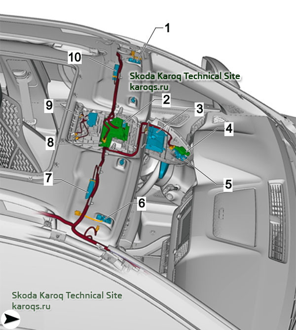 Крышка для вентиляционного отверстия skoda kodiaq