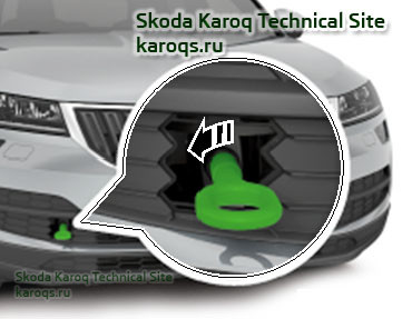 Крюк буксировочный Skoda | Шкода Octavia