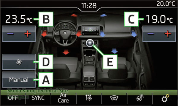 Шкода рапид не работает климат контроль