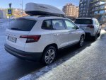 Багажник на крышу Skoda Karoq (рейлинги) 5d SUV 2018->>>